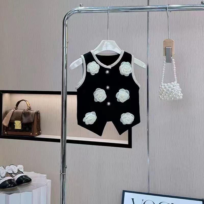 Girls' Summer Two-Piece Set: Children's Temperament Outfit for Ages 3-8