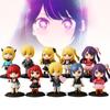 Entzückendes PVC-Anime-Figuren-Set mit 10 Figuren, inklusive des sternenübersäten Hoshino Ai und Freunde, für Sammler