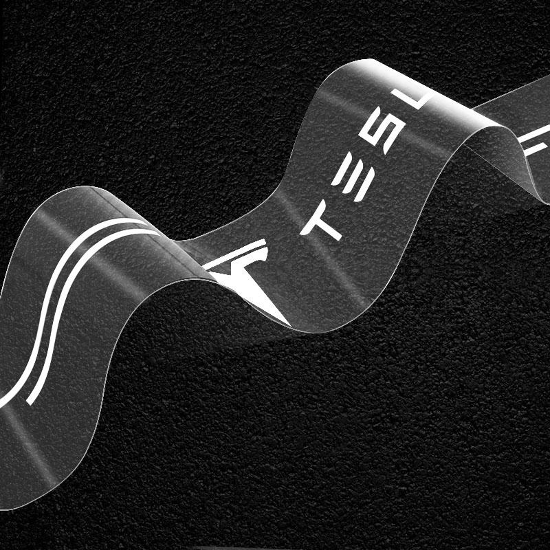 1 st Transparent Skyddsklistermärke för Bilbagagelucka Biltillbehör För Tesla Model 3 Model X S 2016-2023 Model Y Dekaler TM3 TMX