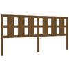 VidaXL Headboard Honey Brown 205.5x4x100 Cm Solid Pine Wood 818013