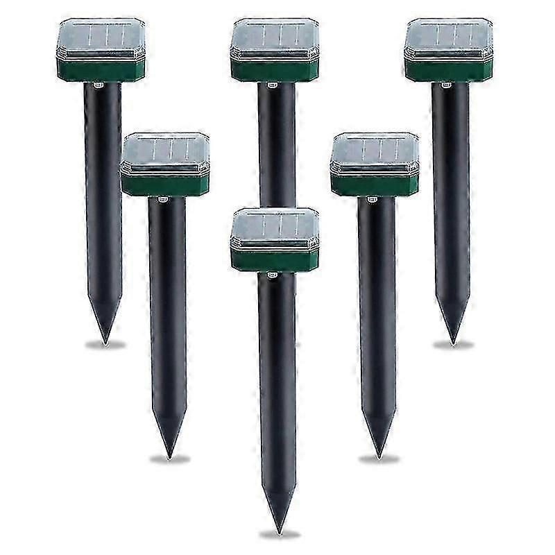 6 Pcs Solar Powered Snake Repellent For Outdoors,ultrasonic Snake Repellent,solar Snake Repellent F