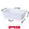 Rechthoekige Plastic Voedselbewaarcontainer