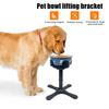 Erhöhter Hundenapfständer 3 Höhenverstellbar Futterständer für Haustiere 15 Grad geneigt