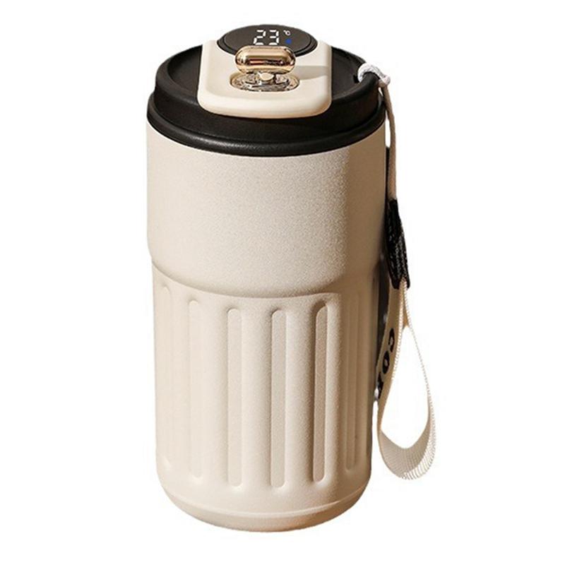 450ML Smart Thermosbottle Digital LED Temperature Coffee Mug Stainless Steel Thermal Mug Tumbler Mug Portable Flasks