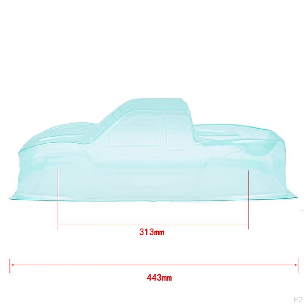 RC Body Shell Cover with Stickers for 313 Wheelbase Trucks Car