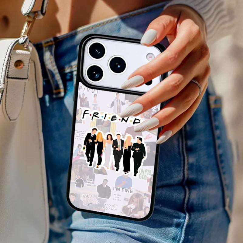 Friends Central Perk Poster Phone Case For iPhone 17 Air 14 15 13 12 Max Cover For Apple 14 15 16 16e 11 Pro Max Plus Coque