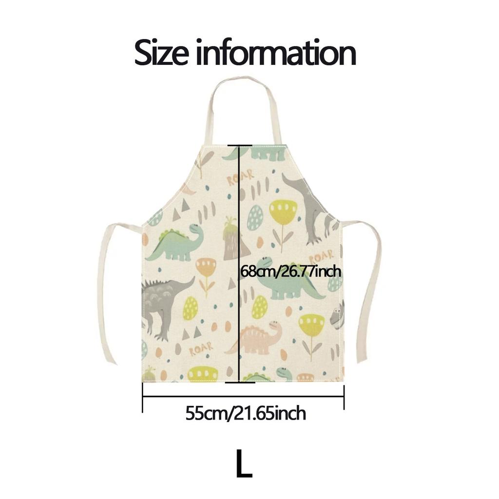 1pc Large Solid Color Background Romantic Heart Pattern Apron, Home Decoration Kitchen Wear, Sleeveless Durable Washable Unisex Cooking Apron,