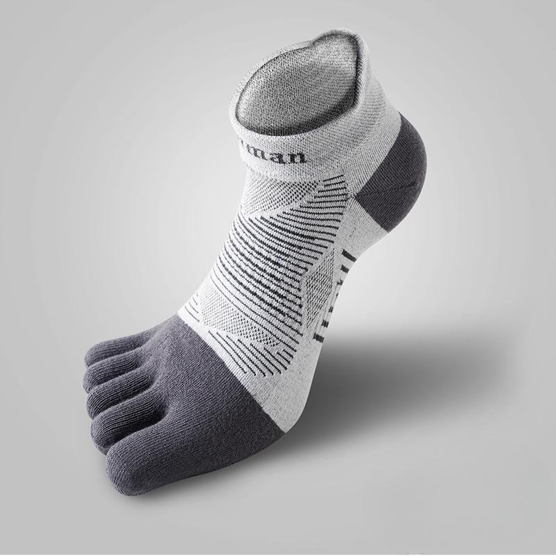 Five-finger Socks, Men's Short Socks, Sports Marathon Running, Anti-odor and Sweat-absorbing Toe Socks, Mountaineering Shorts