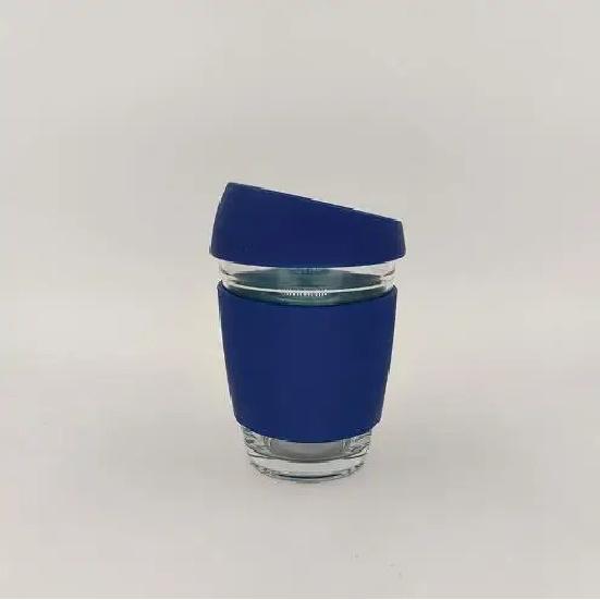 Silica Gel Glass Coffee Cup Cork Set of Insulation Against the Hot Ideas with Cup
