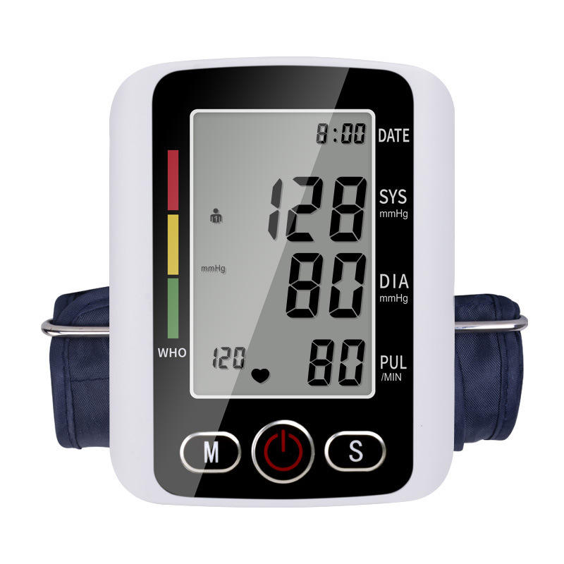 Fully Automatic Electric Large-Screen Blood Pressure Monitor High Visibility Touch Instrument Digital Automatic Measure Display Plastic