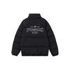 Fila Fusion Uniform Letter Zipper Stand Collar Long Sleeve Down Jacket Men outerwear Black T11M345905F-BK