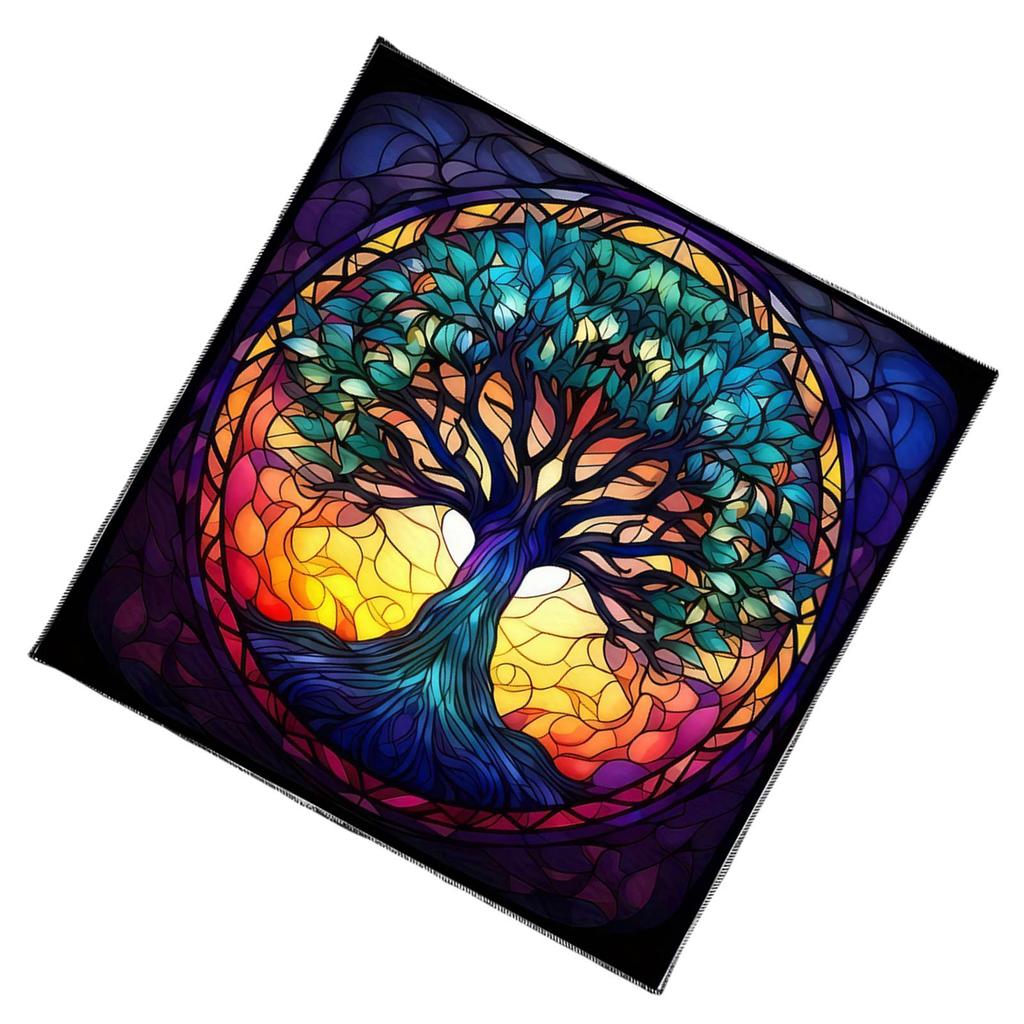 Tarots Tablecloth Altars Cloth Circle Tree Astrology Tablecloth Divinations Card Cloth Tapestry Wall Decoration
