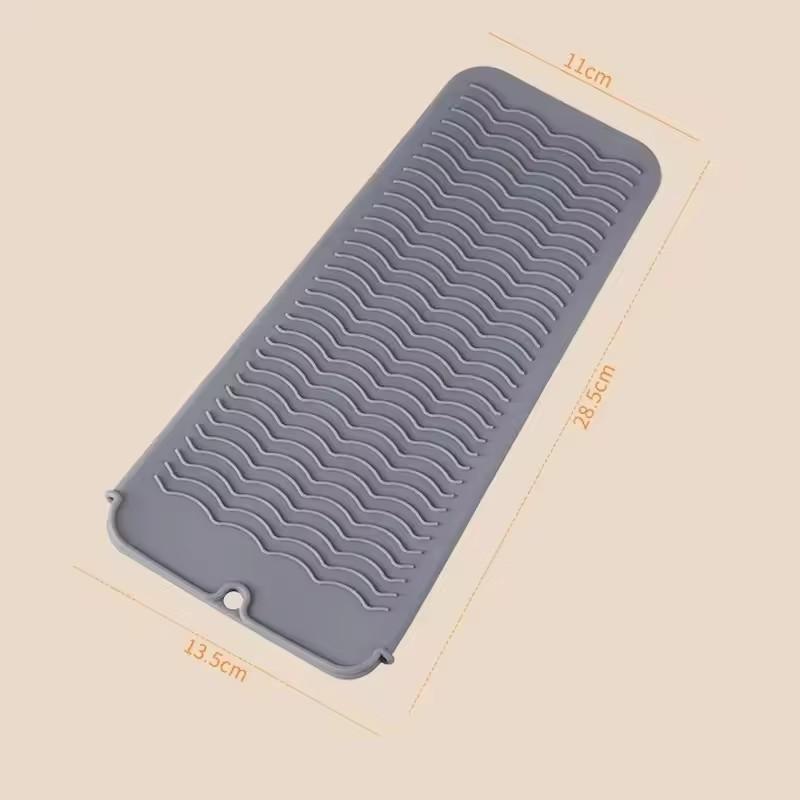 Heat-Resistant Silicone Storage Bag - Portable Insulation Pouch for Hair Straightener & Styling Tools