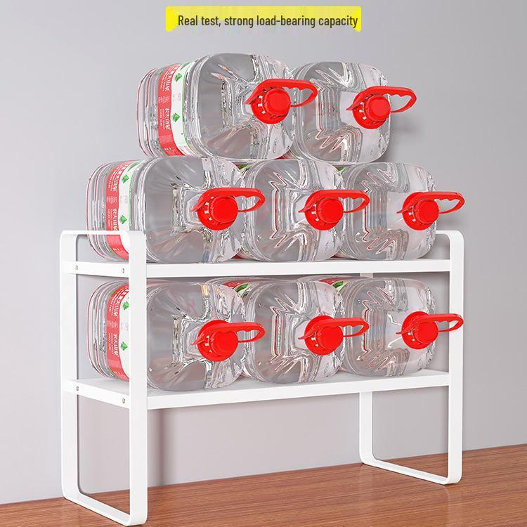 Dual-Layer Desktop Storage Rack & Office Organizer Bookshelf