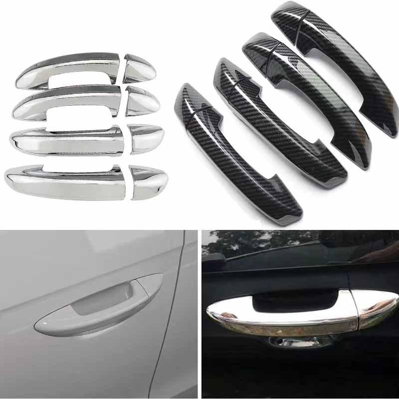 Gloss Black Door Handle Accents for 2009-2012 VW Golf MK6