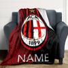 Custom Name Juventus Crest blanket for Couch & Bed, Plush Cozy Fuzzy Blanket Super Soft & Warm Blankets for Fall and Winter. 0908258