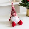 Festival Plüschgnome Puppen Dekoration Einzigartige Plüsch Langhut Gnome Ornament für Verzaubernde Weihnachts-Kamin-Dekoration