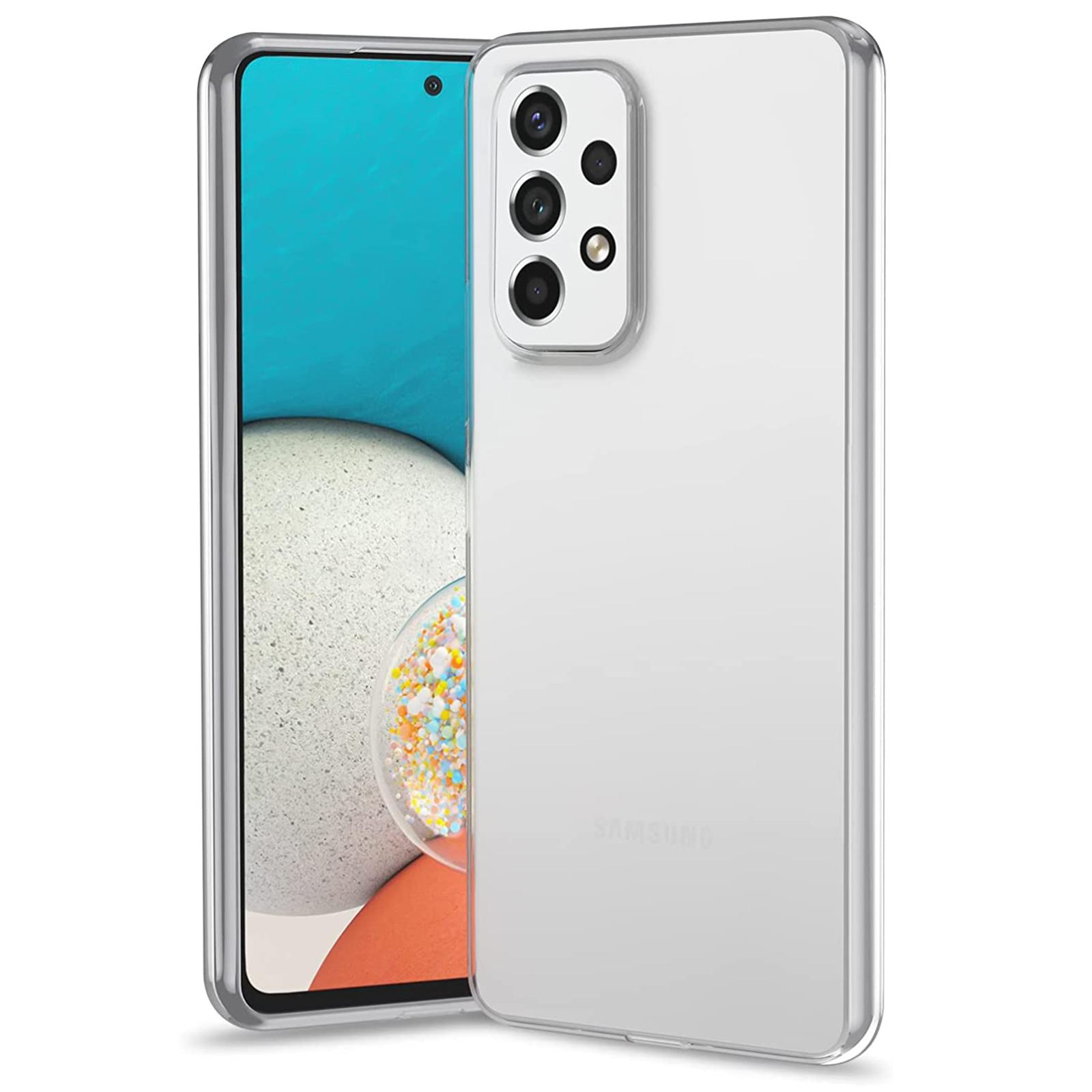 

For Samsung Galaxy A53 5G Mobile Phone Case Clear Soft TPU Anti-fingerprint Protective Phone Cover A