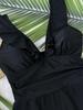 Costum de baie întreg cu volane subțiere pentru femei 2025 - Stil european și american