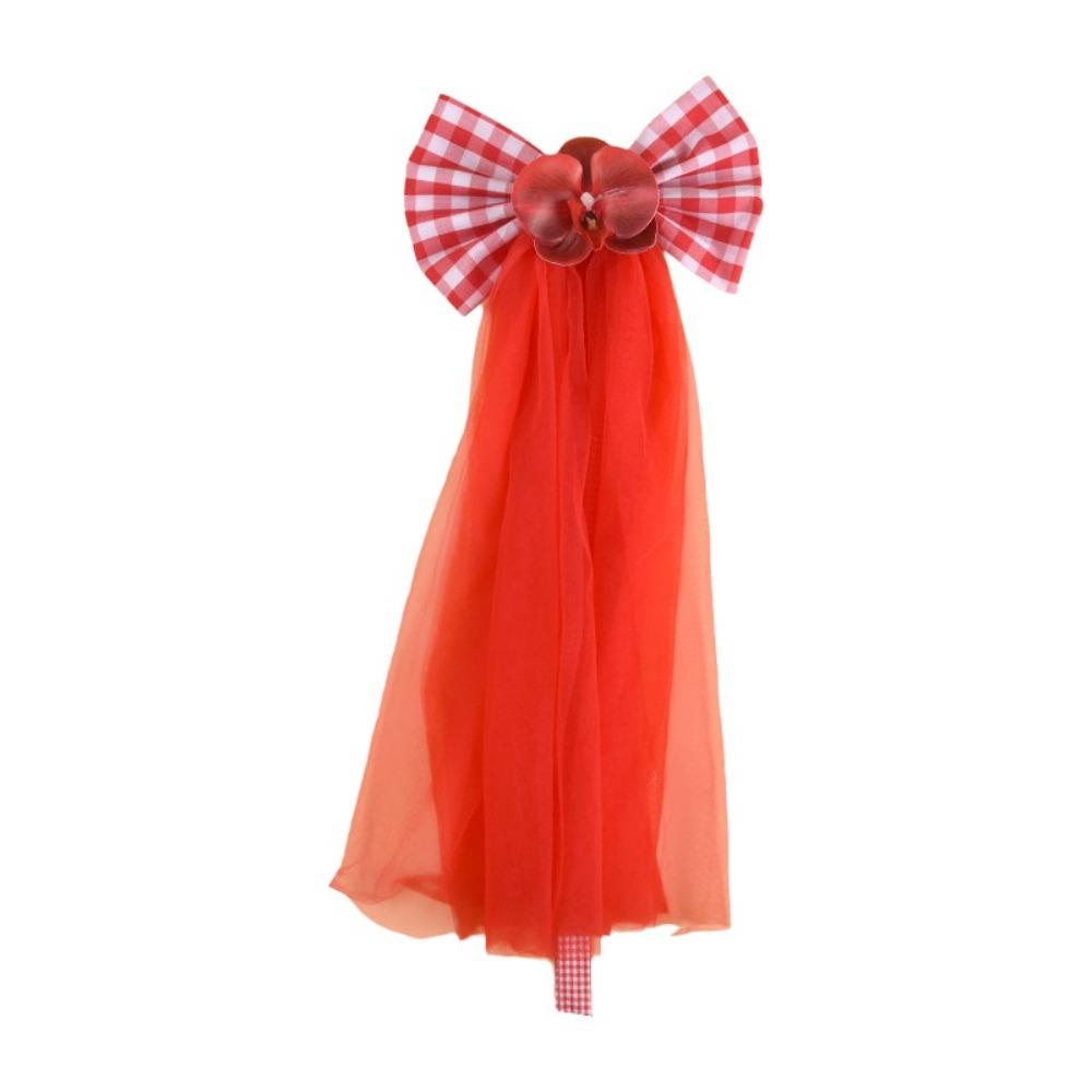 Red Plaid Curtain Binding Straps Strawberry Design Curtain Rope Bow Curtain Tiebacks Rustic Home Style G
