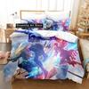 3D Print Granblue Fantasy Bedding Set Single Twin Full Queen King Size Bed Set Aldult Kid Bedroom Duvetcover Sets 3D Print Anime