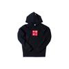 LiNing Embroidered Hooded Long Sleeve Sweatshirt Unisex Tops Black AWDN993-1