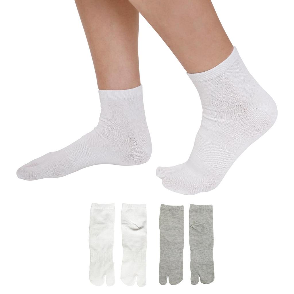 Fuuka Tabi Mărime Unică Potrivită pentru Uz Profesional Șosete Post-Baie, Majoritatea, 22-27cm, Unisex, (Izvoare Termale/Hoteluri/Hanuri), (10 perechi) (Gri deschis)