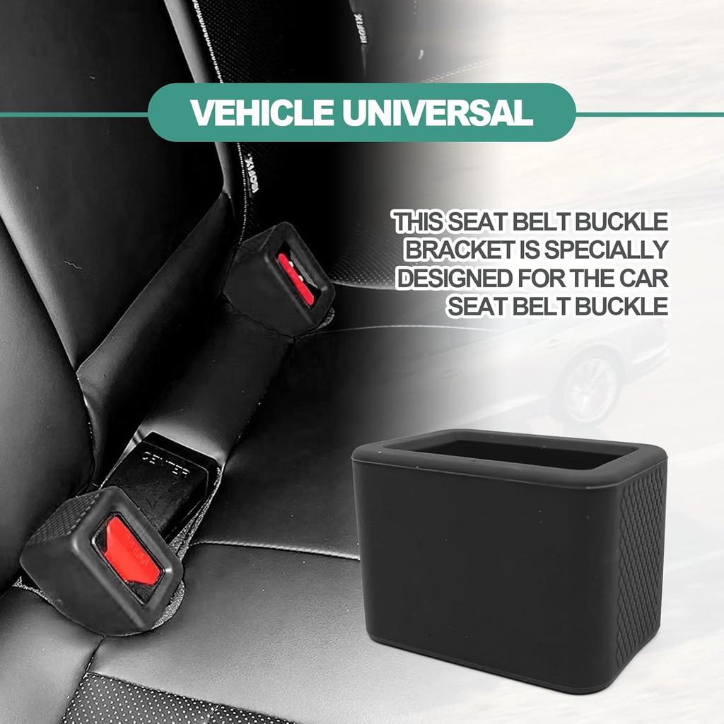 2 Pack Silicone Belt Buckle Holder-Easy Access to The Buckles of Rear Seats, Suitable for children and passengers with special needs, Car Accessories