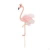 5 Pieces Glitter Tropical Flamingo Baby Shower Party Decoration