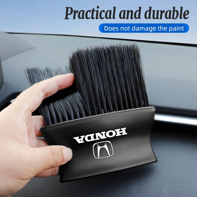 Car Interior Cleaning Soft Brush Dashboard Air Conditioner Outlet Detail Cleaning Brush Gap Dust Removal Articles for Honda Car CB0