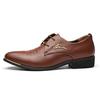 Men Leather Shoes Casual Breathable Shoes Outdoor Business Wedding Shoes
