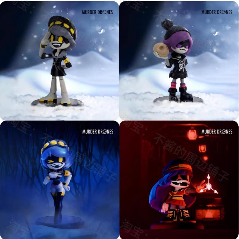 12Cm Glitch Murder Drones Season 1 Uzi Serial Designation N V Cyn Doll Game Action Figure Model Ornaments Garage Kit Toys Gift