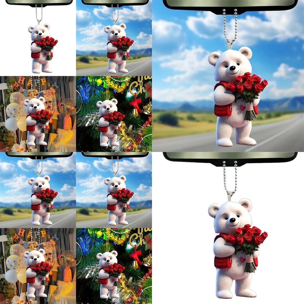 Acrylic Valentines Day Car Decor With Minimalist Style For Gift Car Interior Accessory