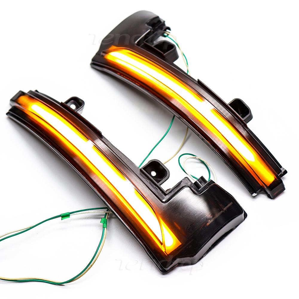 2Pcs Dynamic Rearview Mirror Indicator Lamp Turn Signal Light for Land Rover Discovery 4/LR4 L462 Range Rover Sport Evoque MK IV
