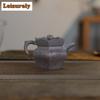 100ml Ancient Yixing Purple Clay Teapots Handmade Monk Hat Pot Raw Ore Coarse Sand Steel Grey Mud Tea Maker Kettle Zisha Tea Set