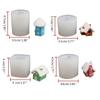 4x/Set 3D Hut Silicone Mould Resins Molds Small House Castings Mould DIY Baking Molds Handmade Soap Candle Molds