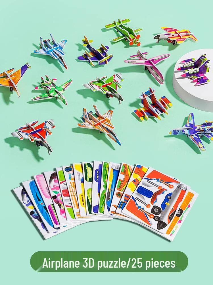 3D Dinosaur & Insect Paper Craft Puzzle Toy for Kids