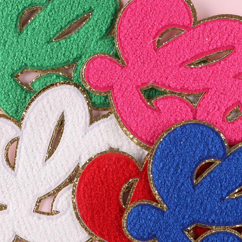 Duoku Computer Embroidery Label English Letter Towel Embroidery Clothing Accessories Diy Patch Sticker Label Chenier Cloth Sticker