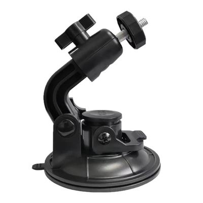 Suporte Rotativo 360 Graus para Câmera de Painel com Ventosa Forte Parafuso 1/4 para Gravadores de Vídeo Câmeras de Carro