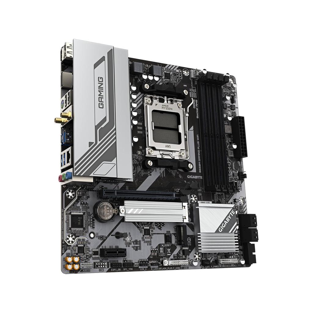 Gigabyte B650M GAMING PLUS WIFI AMD Ryzen Series Processors Compatible Socket AM5 Motherboard MB6616 9000/8000/7000 Micro-ATX