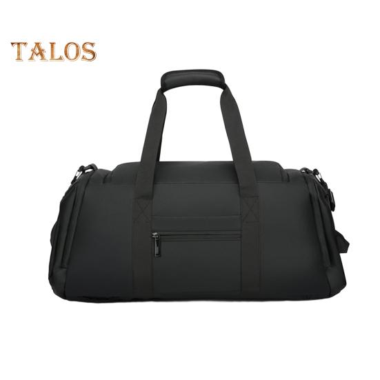 

Спортивная дорожная сумка с отделениями для обуви и мокрой одежды, водонепроницаемая спортивная сумка, сумка на плечо для мужчин и женщин, выходного дня чёрный