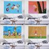 PPhineas And FFerb Cartoon Tapestry Wall Hanging Tapestry Art Deco Blanket Curtain Hanging At Home Bedroom Living Room Decor