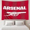 Arsenal Football Club Crest Tapestry Hanging for Bedroom,Livingroom, Playroom,Decor Art Room Wall Tapestry Holiday and Birthday Gifts