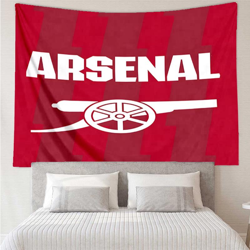 Arsenal Football Club Crest Tapestry Hanging for Bedroom,Livingroom, Playroom,Decor Art Room Wall Tapestry Holiday and Birthday Gifts