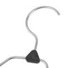 5pcs Foldable Clothes Hanger Stainless Steel Multifunctional Anti Slip Foldable Garment Hangers for Home Travel