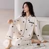 Pajamas Women'S Pure Cotton Long-Sleeved Women'S Autumn And Winter Thin Large-Size Autumn Loungewear