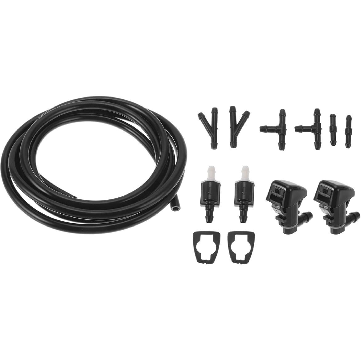 

Комплект форсунок омывателя лобового стекла для Jeep Grand Cherokee 2011-2021 № 8532126020 с прокладками, соединителем шланга подачи жидкости, обратными клапанами