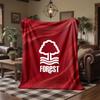 Nottingham Forest Theme Fleece Blanket Cozy Soft Plush Blanket For Bedroom Couch Travel