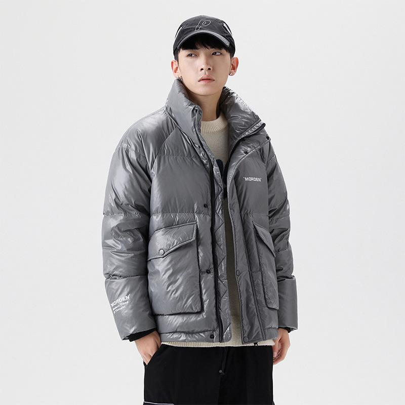 Fashion High-end Down Jacket Men's Down Jacket Short Thick White Duck Down Jacket Winter Trendy Men's Casual Jacket