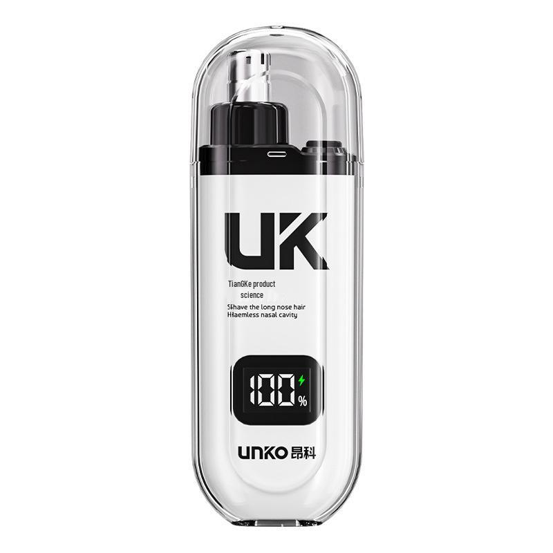 UK Onco Rechargeable Electric Nose Hair Trimmer - Washable Clipper for Men & Women
